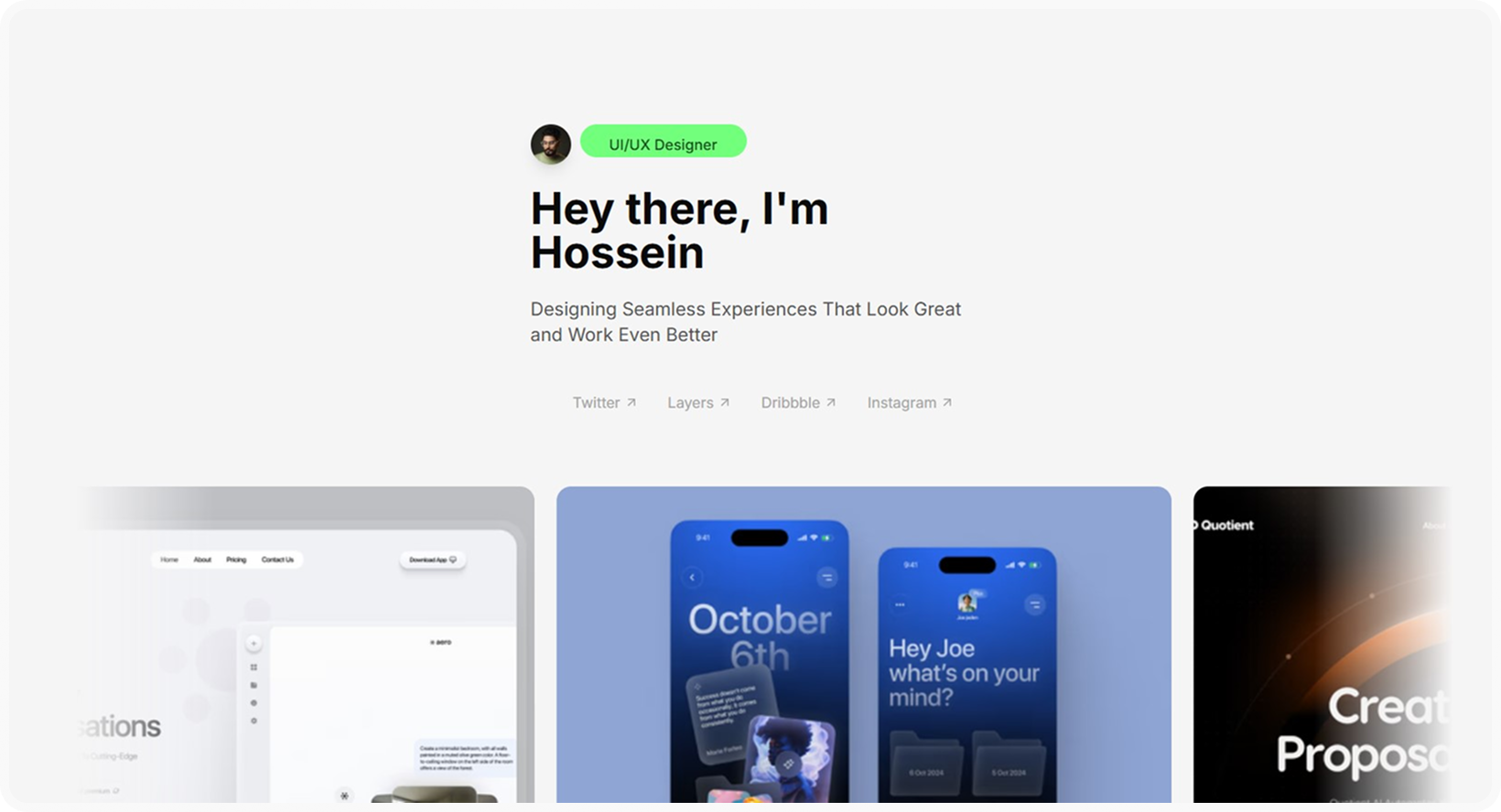 Hossein center image